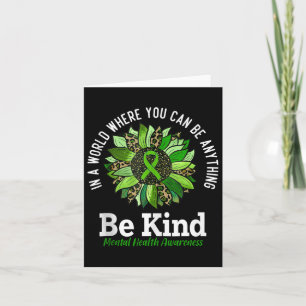 Mental Health Awareness-Shirt: Kind Sonnenblumen G Karte
