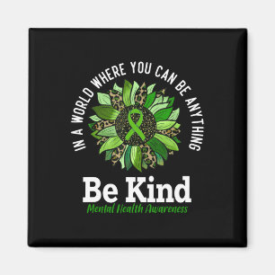 Mental Health Awareness-Shirt: Kind Sonnenblumen G Magnet