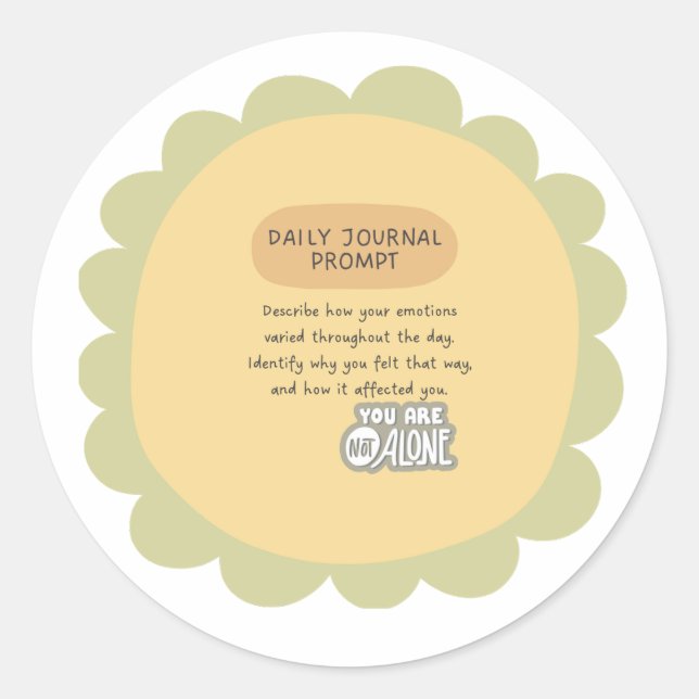 mental health awareness Sticker (Vorderseite)