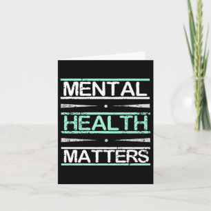 Mental Health Awareness Stigma Premium Karte