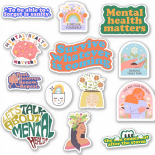 Mental Health Bundle Aufkleber