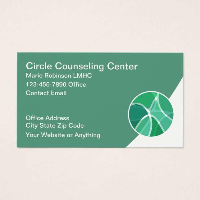 Mental Health Counseling Modern Minimalist (Vorderseite)