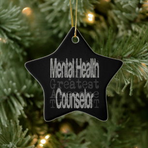 Mental Health Counselor Extraordinaire Keramik Ornament