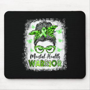 Mental Health Krieger Bewusstsein S Unordentlicher Mousepad