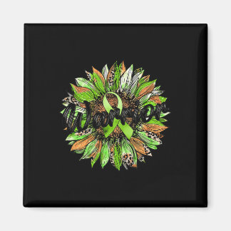 Mental Health Krieger Leopard Sonnenblume Grüner S Magnet