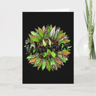 Mental Health Krieger Leopard Sonnenblume Grünes B Karte
