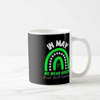 Mental Health Matters We Wear Green Mental Health Kaffeetasse