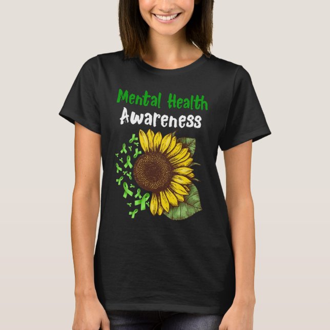 Mental health mental health awareness awareness wo T-Shirt (Vorderseite)