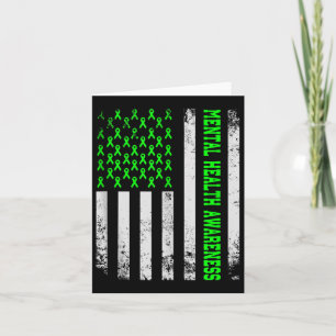Mental Health S American Flag Mental Health Awaren Karte