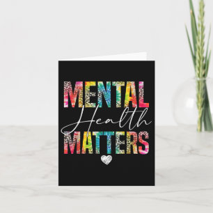 Mental Health S Awareness Leopard Tiedye Fight Sti Karte