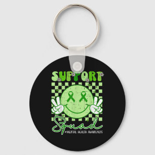 Mental Health S Awareness Support Squad Smile Face Schlüsselanhänger