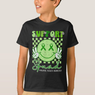 Mental Health S Awareness Support Squad Smile Face T-Shirt