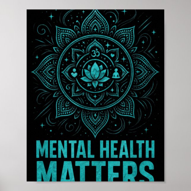 Mental Health S End Stigma Awareness  Poster (Vorne)