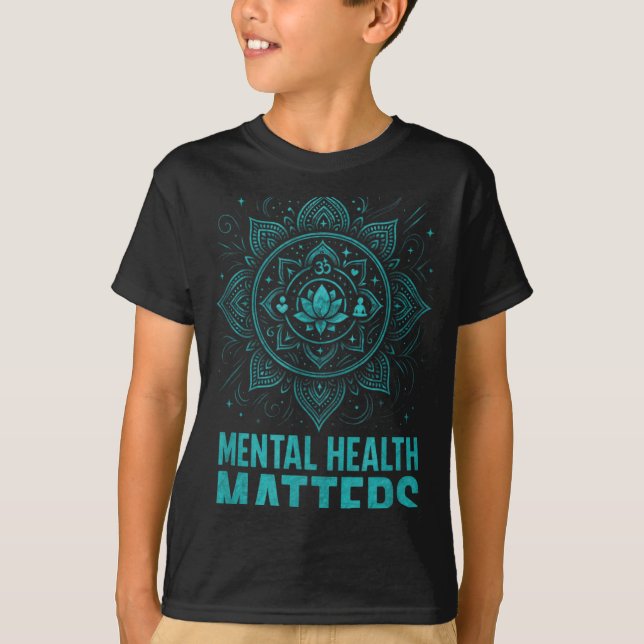 Mental Health S End Stigma Awareness  T-Shirt (Vorderseite)
