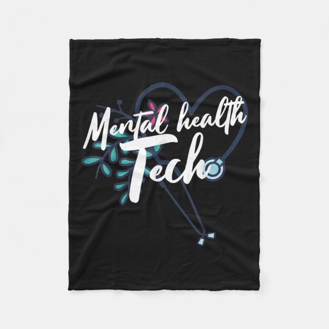 Mental Health Suicide Awareness Month Psychiatric  Fleecedecke (Vorderseite)