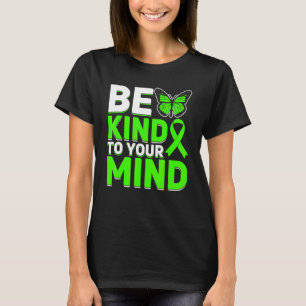 Mental Health Warrier Awareness Month Green Ribbon T-Shirt