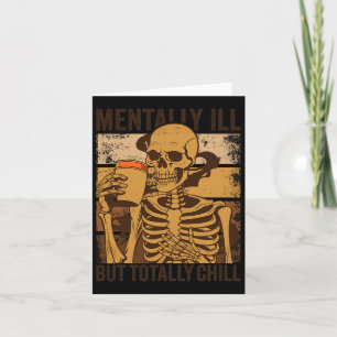 Mental Ill, aber Totally Chill Halloween Kostüm S Karte