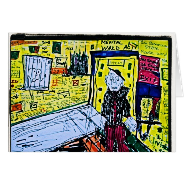 Mental Ward Zeichnend (Vorderseite (Horizontal))