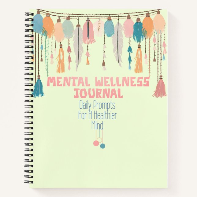 Mental Wellness Journal Notizbuch (Vorderseite)