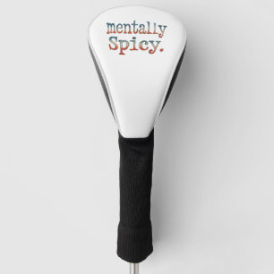 Mental würzig trendy retro vintage golf headcover