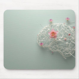 Mentale Gesundheitswachstumskunstnotizbuch Mousepad