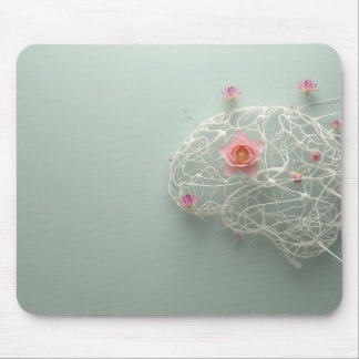 Mentale Gesundheitswachstumskunstnotizbuch Mousepad