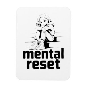 Mentaler Neustart – Edition Stille Reflexion Magnet