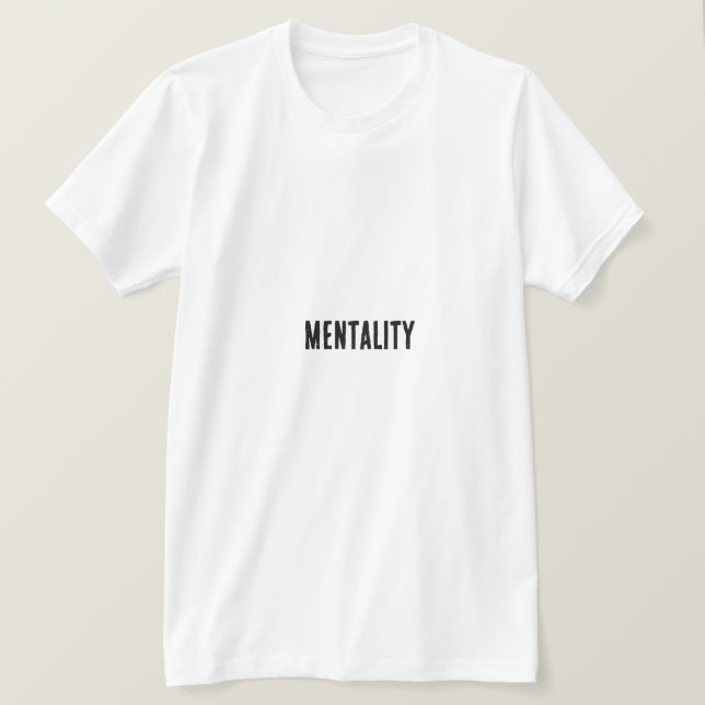 Mentalität gewinnender T - Shirt - Motivierend Spo (Design vorne)