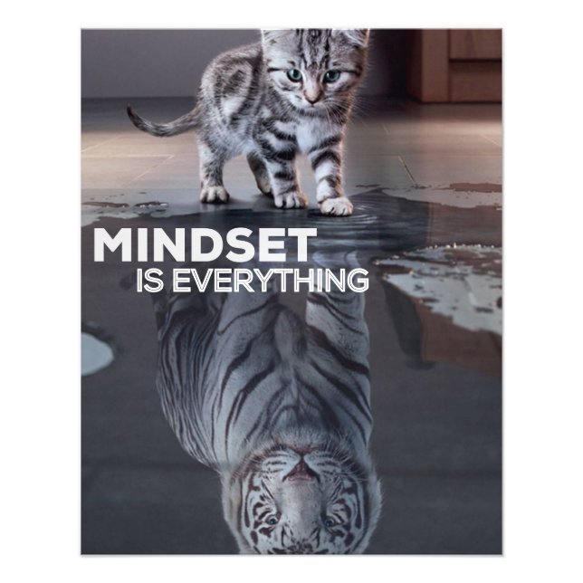 Mentalität ist alles Poster (Vorne)