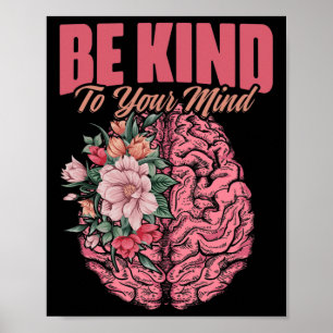 Mentalkrankheiten Mental Health Awarenes Poster