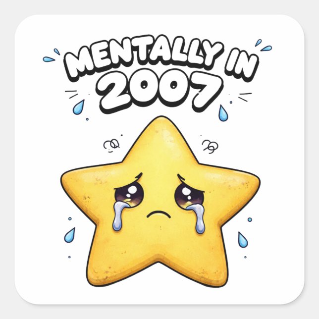 Mentally in 2007 Star Sticker (Vorderseite)