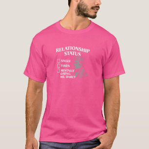Mentally Verabredete Darcy Pride und Prejudice Fun T-Shirt