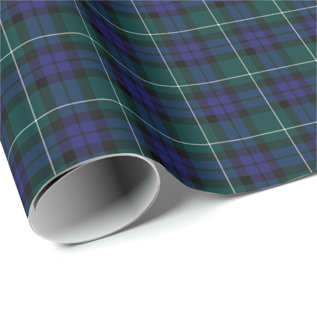 Menteith Scotland District Tartan Geschenkpapier (Rolleneckpunkt)