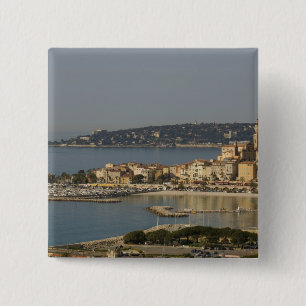 Menton, Côte d'Azur, Frankreich. Button