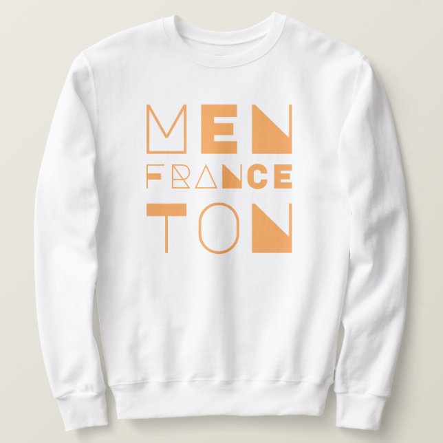 MENTON FRANCE SWEATSHIRT (Design vorne)