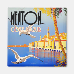 Menton France Vintage Magnet