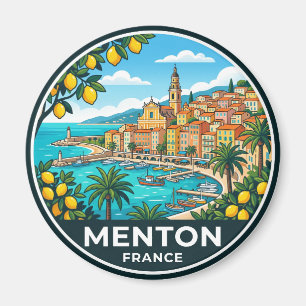 Menton Frankreich Magnet