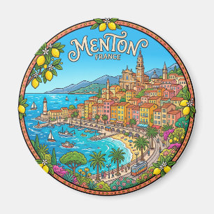 Menton Frankreich Magnet