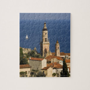 Menton, französisches Riviera Puzzle