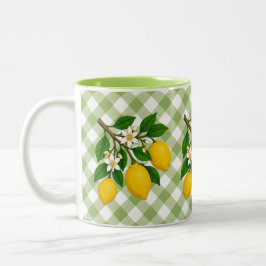 Menton Lemon Two-Tone Mug Zweifarbige Tasse