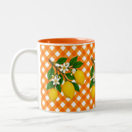 Menton Lemon Two-Tone Mug Zweifarbige Tasse