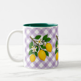 Menton Lemon Two-Tone Mug Zweifarbige Tasse
