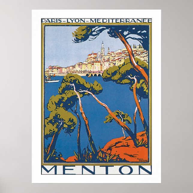 Menton Poster (Vorne)