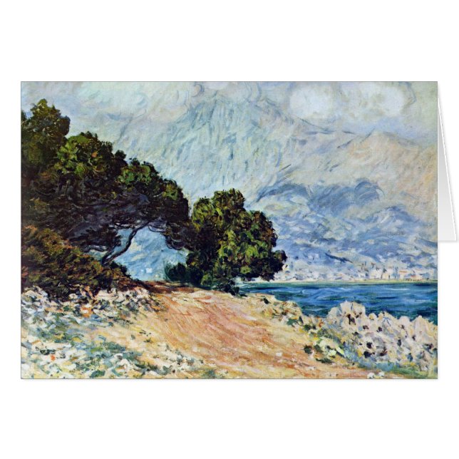 Menton Seen von Cap Martin von Claude Monet (Vorderseite (Horizontal))