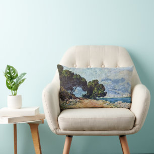 Menton vom Cap Martin von Claude Monet Lendenkissen