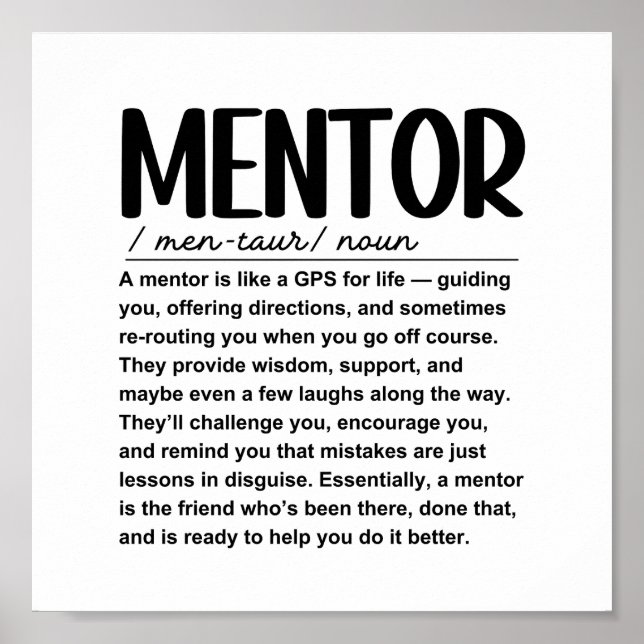 Mentor Poster (Vorne)