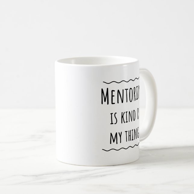 Mentor Teacher Funny Gift Idee Kaffeemaschine Tass Kaffeetasse (VorderseiteRechts)