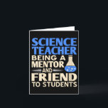 Mentor und Freund von Wissenschaftslehrerinnen Karte<br><div class="desc">Mentor und Freund der Wissenschaftlerinnen Spaß V-Nacken</div>