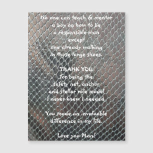 Mentor Vielen Dank Magnetkarte