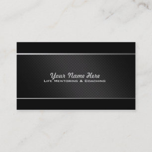 Mentoring und coachte Geschäfts-Karten Visitenkarte